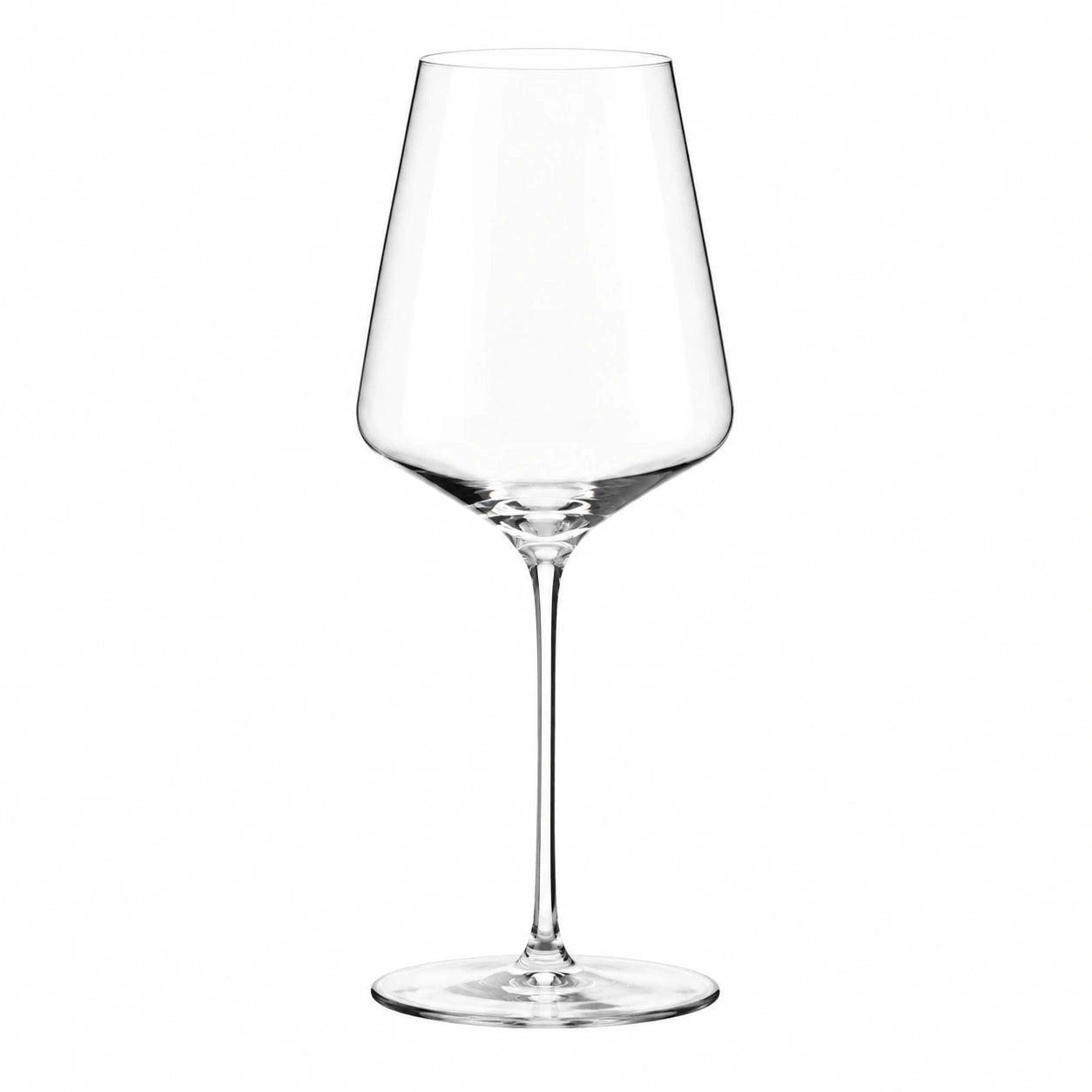 Calice da vino 550 ml in vetro trasparente 24 cm a stelo lungo